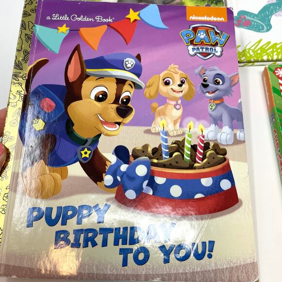 Paw Patrol Sesame Street Kids Toddler Christmas Easter Birthday Book Bundle - Picture 4 of 6